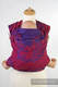 WRAP-TAI carrier Toddler with hood/ jacquard twill / 100% cotton / MICO RED & PURPLE #babywearing