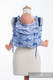 Lenny Buckle Onbuhimo baby carrier, standard size, jacquard weave (100% cotton) - BLUE KANGAROO #babywearing