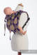 Lenny Buckle Onbuhimo baby carrier, standard size, jacquard weave (100% cotton) - NORTHERN LEAVES PURPLE & YELLOW #babywearing