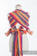 WRAP-TAI carrier TODDLER / broken twill / bamboo and cotton / with hood/ SUNSET RAINBOW (grade B) #babywearing