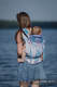 Lenny Buckle Onbuhimo baby carrier, standard size, jacquard weave (100% cotton) - HIGH TIDE #babywearing