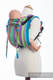 Lenny Buckle Onbuhimo baby carrier, standard size, broken-twill weave (100% cotton) - ZUMBA BLUE (grade B) #babywearing