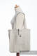 Bolso hecho de tejido de fular (60% algodón, 40% lino) - LITTLE HERRINGBONE NATURE - talla estándar 37 cm x 37 cm #babywearing