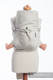 MEI-TAI carrier Toddler, jacquard weave - 60% cotton 40% linen - with hood, LITTLE HERRINGBONE NATURE #babywearing