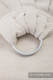 Ringsling, Jacquard Weave (60% cotton, 40% linen) - LITTLE HERRINGBONE NATURE - long 2.1m #babywearing