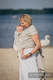 WRAP-TAI carrier Toddler with hood/ jacquard twill / 60% cotton 40% linen / LITTLE HERRINGBONE NATURE #babywearing