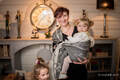 Ringsling, Jacquard Weave (100% cotton) - Bubo Owls Black & White - long 2.1m #babywearing