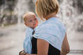 Ringsling, Jacquard Weave (100% cotton) - with gathered shoulder - TRINITY - long 2.1m #babywearing
