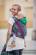 Chusta do noszenia dzieci, tkana splotem jodełkowym, bawełna - MAŁA JODEŁKA IMPRESJA DARK - rozmiar XL #babywearing