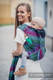 WRAP-TAI carrier Toddler with hood/ herringbone twill / 100% cotton / LITTLE HERRINGBONE IMPRESSION DARK #babywearing