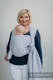 Żakardowa chusta do noszenia dzieci, 60% bawełna, 40% len - MAŁA PEPITKA  - rozmiar M #babywearing