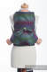 Mei Tai carrier Mini with hood/ herringbone twill / 100% cotton / LITTLE HERRINGBONE IMPRESSION DARK #babywearing