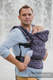 Ergonomic Carrier, Baby Size, jacquard weave 100% cotton - ENIGMA PURPLE, Second Generation #babywearing