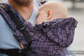 Nosidełko Ergonomiczne z tkaniny żakardowej 100% bawełna , Toddler Size, ENIGMA FIOLETOWA, Druga Generacja #babywearing