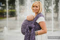 Baby Wrap, Jacquard Weave (100% cotton) - ENIGMA PURPLE - size S #babywearing