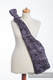 Hobo Tasche, hergestellt vom gewebten Stoff (100% Baumwolle) - ENIGMA VIOLA (grad B) #babywearing