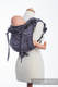 Lenny Buckle Onbuhimo baby carrier, standard size, jacquard weave (100% cotton) - ENIGMA PURPLE #babywearing
