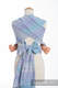 WRAP-TAI carrier Mini with hood/ jacquard twill / 60% cotton, 28% merino wool, 8% silk, 4% cashmere / LITTLE LOVE - SUMMER SKY #babywearing