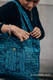 Shoulder bag made of wrap fabric (100% cotton) - ENIGMA BLUE - standard size 37cmx37cm #babywearing