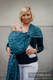 Żakardowa chusta do noszenia dzieci, bawełna - ENIGMA NIEBIESKA - rozmiar S #babywearing