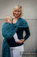 Baby Wrap, Jacquard Weave (100% cotton) - ENIGMA BLUE - size L (grade B) #babywearing