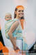 Baby Wrap, Jacquard Weave (100% cotton) - LEMONADE  - size XL #babywearing