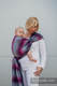 Chusta do noszenia dzieci, tkana splotem jodełkowym, bawełna - MAŁA JODEŁKA INSPIRACJA - rozmiar XL #babywearing