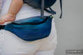 Waist Bag made of woven fabric, (100% cotton) - LITTLE HERRINGBONE ILLUSION #babywearing