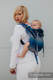 Nosidło Klamrowe ONBUHIMO z tkaniny żakardowej (100% bawełna), rozmiar Toddler - MAŁA JODEŁKA ILUZJA  #babywearing
