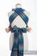 Mei Tai carrier Mini with hood/ herringbone twill / 100% cotton / LITTLE HERRINGBONE ILLUSION #babywearing