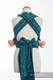 Mei Tai carrier Mini with hood/ jacquard twill / 100% cotton /  ENIGMA BLUE #babywearing