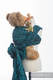 Żakardowa chusta dla lalek, 100% bawełna - ENIGMA NIEBIESKA  #babywearing