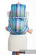 Mei Tai carrier Toddler with hood/ herringbone twill / 100% cotton / LITTLE HERRINGBONE PETREA #babywearing