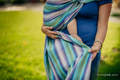 Baby Wrap, Herringbone Weave (100% cotton) - LITTLE HERRINGBONE PETREA - size XL #babywearing