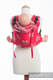 Nosidło Klamrowe ONBUHIMO z tkaniny żakardowej (100% bawełna), rozmiar Standard - SERDUSZKA CZERWONY z SZARYM #babywearing