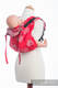 Lenny Buckle Onbuhimo baby carrier, standard size, jacquard weave (100% cotton) - SWEETHEART RED & GRAY #babywearing
