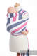 WRAP-TAI portabebé Mini, sarga cruzada - 60% algodón, 40% viscosa de bambú - con capucha, MARINA  #babywearing