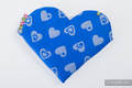Lenny Baby Mat  (Outer layer-100% cotton, Stuffing-100% polyester) - SWEETHEART BLUE & GRAY #babywearing