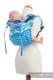 Nosidło Klamrowe ONBUHIMO z tkaniny żakardowej (100% bawełna), rozmiar Standard - NIEBIESKIE FALE #babywearing