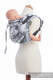 Nosidło Klamrowe ONBUHIMO z tkaniny żakardowej (100% bawełna), rozmiar Standard - GALEONY CZARNY Z BIELĄ #babywearing