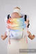 Nosidło Klamrowe ONBUHIMO z tkaniny skośno-krzyżowej (100% bawełna), rozmiar Standard - TĘCZOWA KORONKA REWERS #babywearing