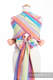 Nosidełko dla dzieci WRAP-TAI MINI, 100 % bawełna skośno-krzyżowa, z kapturkiem, RAFA KORALOWA #babywearing