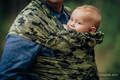 WRAP-TAI carrier Mini with hood/ jacquard twill / 100% cotton / GREEN  CAMO #babywearing