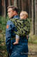 Żakardowa chusta do noszenia dzieci, bawełna - ZIELONE MORO - rozmiar S #babywearing
