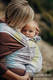 WRAP-TAI carrier Toddler with hood/ jacquard twill / 80% cotton, 17% merino wool, 2% silk, 1% cashmere/ DAISY PETALS #babywearing
