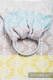 Bandolera de anillas, tejido Jacquard (80% algodón, 17% lana merino, 2% seda, 1% cachemira) - DAISY PETALS - long 2.1m #babywearing