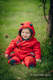 Bear Romper - size 74 -  red with Little Herringbone Imagination Dark #babywearing
