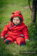 Pajacyk misiowy - rozmiar 74 - czerwony z Małą Jodełką Wyobraźnią Dark #babywearing