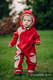 Pajacyk misiowy - rozmiar 86 - czerwony z Małą Jodełką Wyobraźnią #babywearing