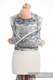 WRAP-TAI carrier Mini with hood/ jacquard twill / 100% cotton / HORIZON'S VERGE BLACK & CREAM #babywearing